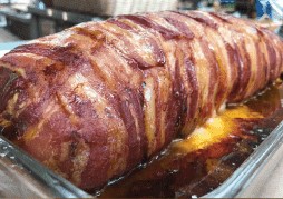 Filete Relleno Champiñón y Queso envuelto en Tocino 2 Kg